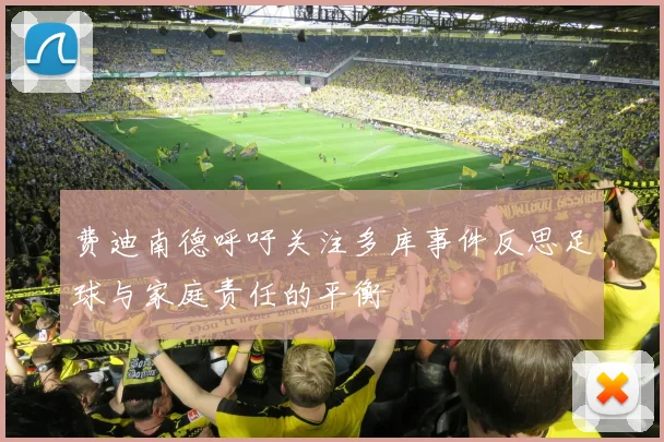 费迪南德呼吁关注多库事件反思足球与家庭责任的平衡